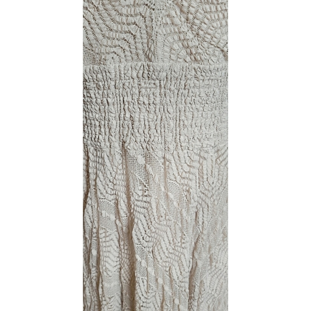 Rabbit Rabbit Rabbit Light Tan Sleeveless Textured Stretchy Dress Size Large - Picture 4 of 9